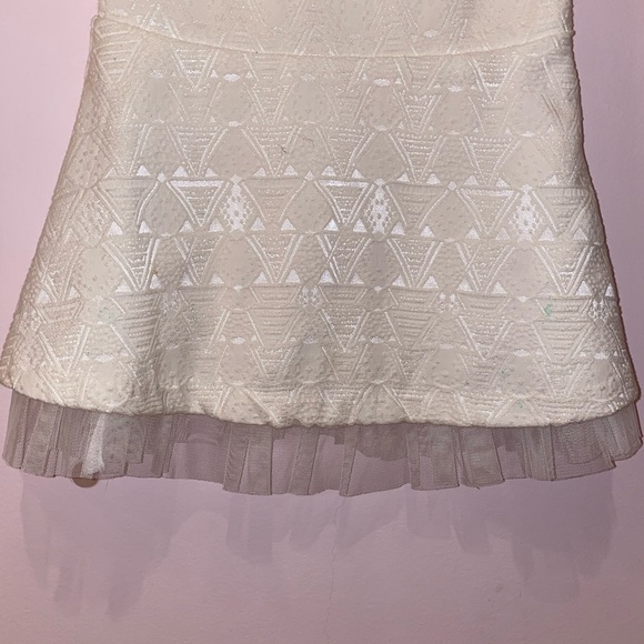 ABS kids toddler beautiful white and rhinestone dress size 3T worn once - Picture 4 of 4